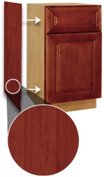 All Wood End Panel Option #1
