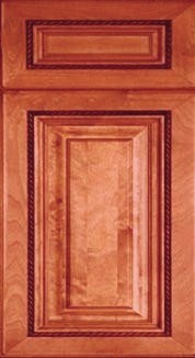 Cinnamon Maple RTA Kitchen Cabinets, standard overlay, dovetail drawers, full ext soft close drawer glides.