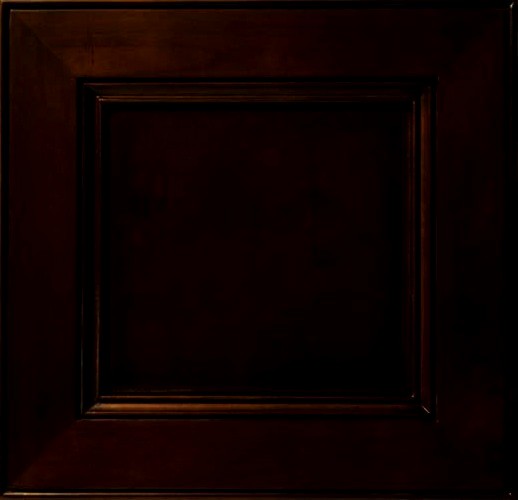 RTA York Chocolate Kitchen Cabinets, full overlay, recessed center panel, dovetail drawers, full ext soft close drawer glides.