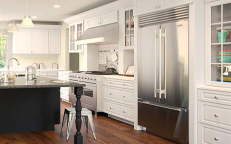 Gramercy White RTA Kitchen Cabinets