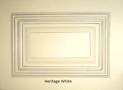 Heritage White with glaze finish, RTA all wood maple kitchen or bathroom vanity cabinets, dovetail drawers, full ext  glides. 