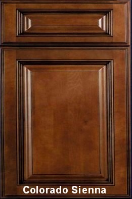 Colorado Maple Sienna Solid Wood RTA kitchen or bathroom vanity cabinet ready to assemble