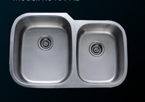 double bowl undermount sink