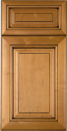 Lancaster Toffee Glaze All Wood Cabinetry, full overlay maple kitchen & bath cabinets