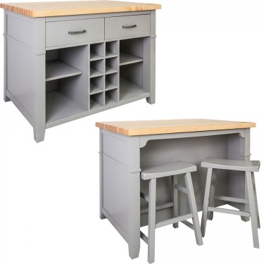 Jeffrey Alexander Isl Gry St Conversation Kitchen Island Grey Jeffrey Alexander Isl Gry St Conversation Kitchen Island Grey