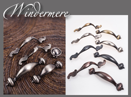 Windermere Cabinet Knobs and Pulls Jeffrey Alexander Collection