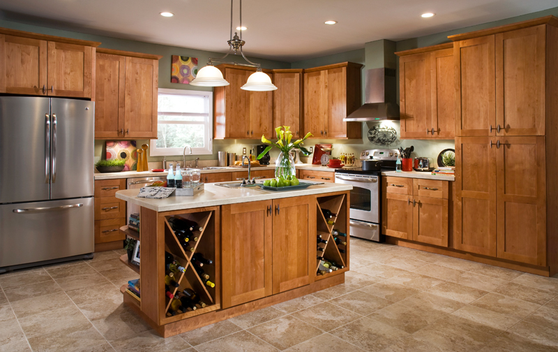 All Wood Hawthorne Kitchen Cabinets