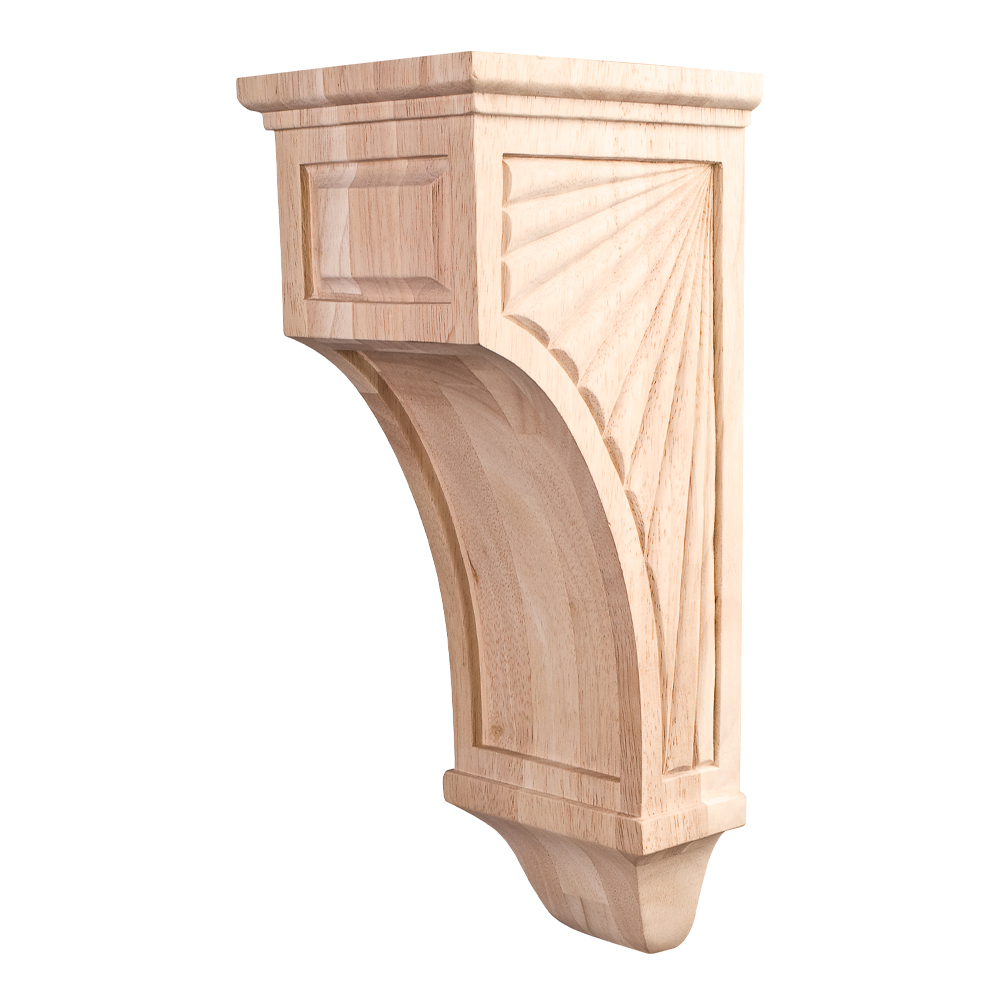 Traditional Scalloped Mission Style Corbel COR14-2