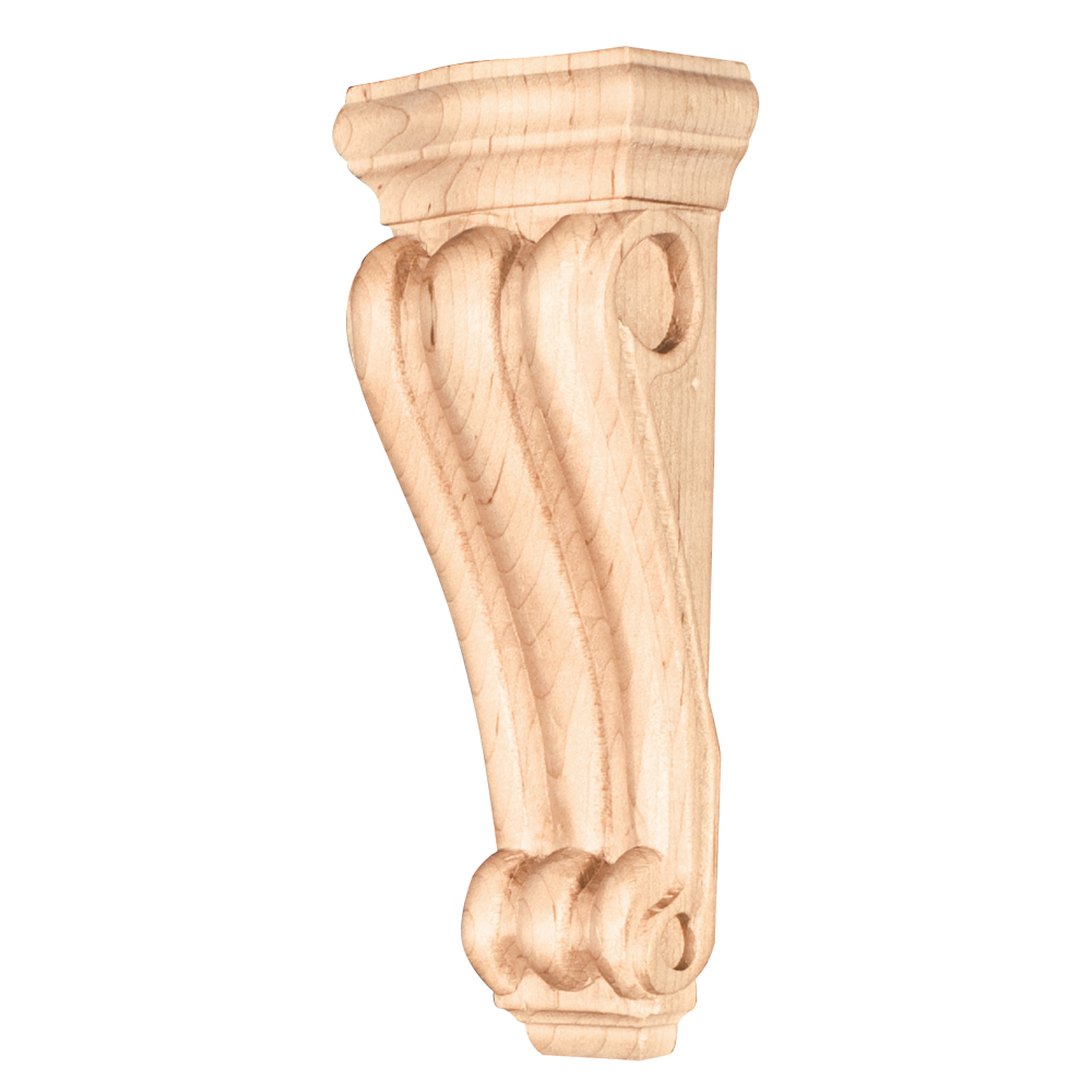 Traditional Handcarved Low Profile Corbel CORN-1