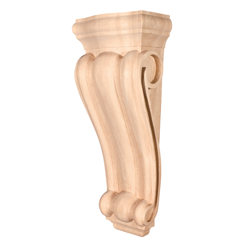 Traditional Smooth Profile Hand carved Corbel  CORN-4