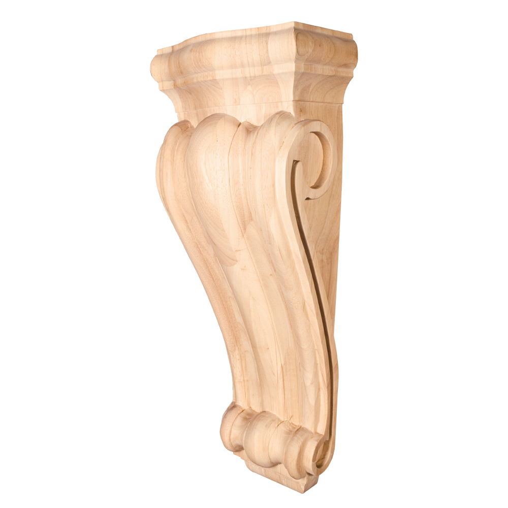 Traditional Smooth Profile Hand carved Corbel CORN-5