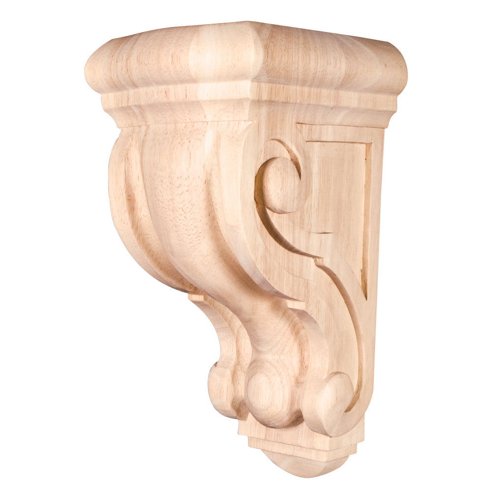 Traditional Handcarved Rounded Corbel CORQ-1
