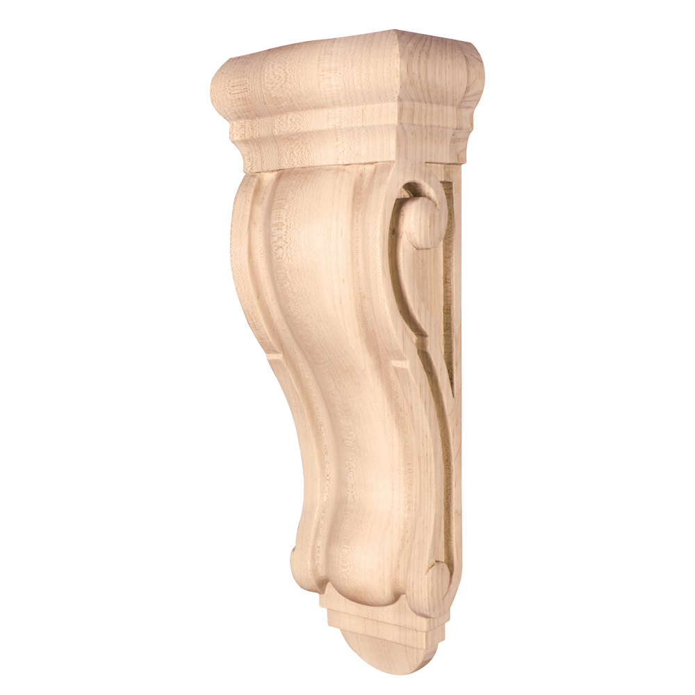Traditional Smooth Profile Handcarved Corbel CORQ-5