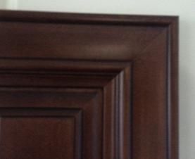 Charleston Saddle Brown Wall Diagonal Corner Cabinet for Glass Door WDC2742GD 3