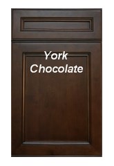 York Chocolate  Wall Three Drawer Cabinet W3D24 1