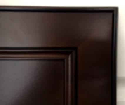York Chocolate  Wall Three Drawer Cabinet W3D24 2