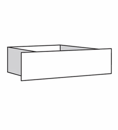 Nova Grey Shaker Vanity Knee Drawer SVDU3021-7 