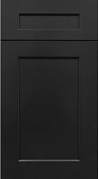 Shaker Black Full Hight Door Base Cabinet B15FH 1