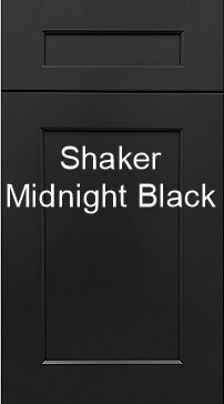 Shaker Midnight Black RTA Cabinets