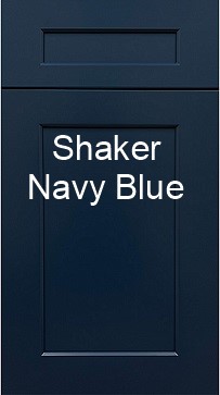 Shaker Navy Blue RTA Cabinet