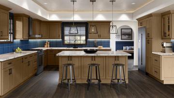 Shaker Oak RTA Kichen and bath cabinets