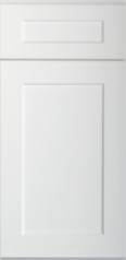 U.S. Shaker White Wall Diagonal Corner Cabinet for Glass Door WDC2436GD 1