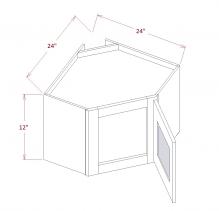 Shaker Grey Wall Diagonal Stacker DCW2712GD