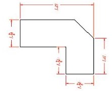 Shaker Dove Angled Light Rail Molding ALRM