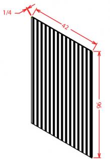 Bead board panel for rta cabinets