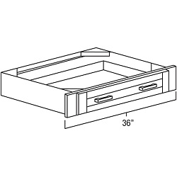 Mocha Glaze Knee Drawer UCD36