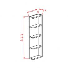 Shaker Espresso Wall Open End Shelf OE642