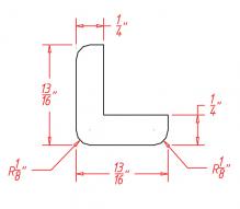 U.S. Shaker White Outside Corner Molding OCM