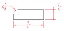 Scribe molding