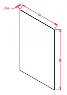 Shelf board for RTA cabinets