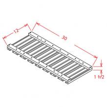 Stem glass holder for rta cabinets