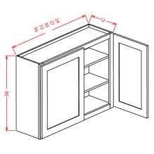 Ice White RTA Shaker Wall Cabinet W3336