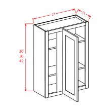 Shaker White Wall Blind Corner Cabinet WBC2730 WS