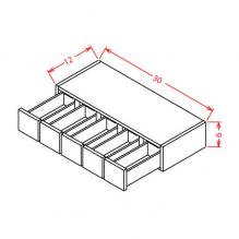 RTA cabinets wall spice drawer