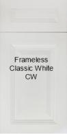 Classic White Frameless RTA Cabinets