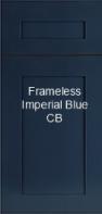 Imperial Blue Frameless RTA Cabinets