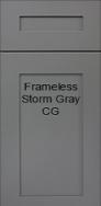 Storm Gray Frameless RTA Cabinet