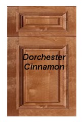 Dorchester Cinnamon fully assembled all wood cabinets