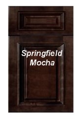 Springfield Mocha fully assembled all wood cabinets