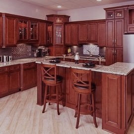 York Cherry RTA Kitchen Cabinets