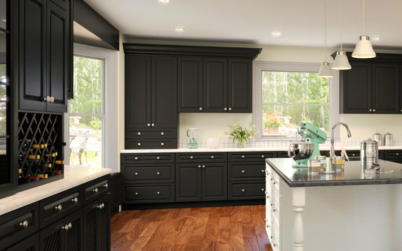 Gramercy Midnight Rta Kitchen Cabinets