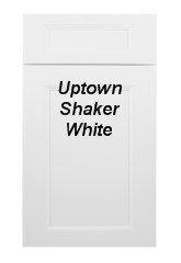 Uptown Shaker White RTA Cabinets