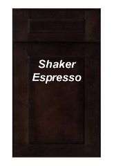 Shaker Espresso RTA Cabinets