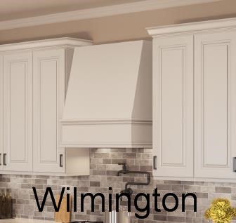 Angled range hood