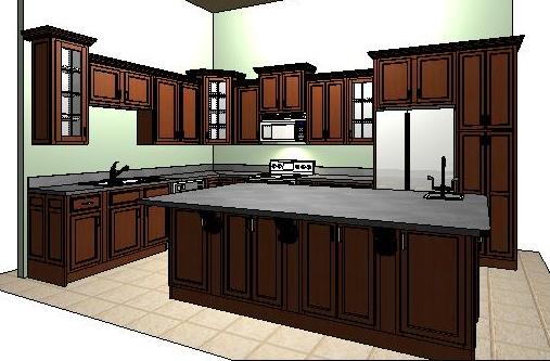 Free design service compliments of Extreme Kitchen & Bath, Inc.