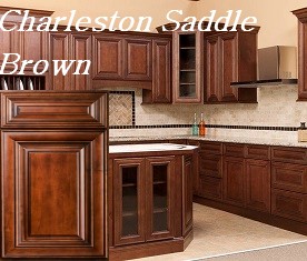 Charleston Saddle Brown RTA Kitchen Cabinets